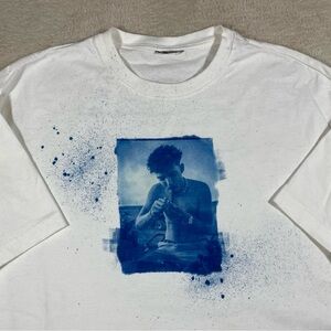 White Smoking Streetwear Tee Shirt